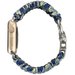 Curea iUni compatibila cu Apple Watch 1/2/3/4/5/6/7, 40mm, Elastic Paracord, Rugged Nylon Rope, Blue